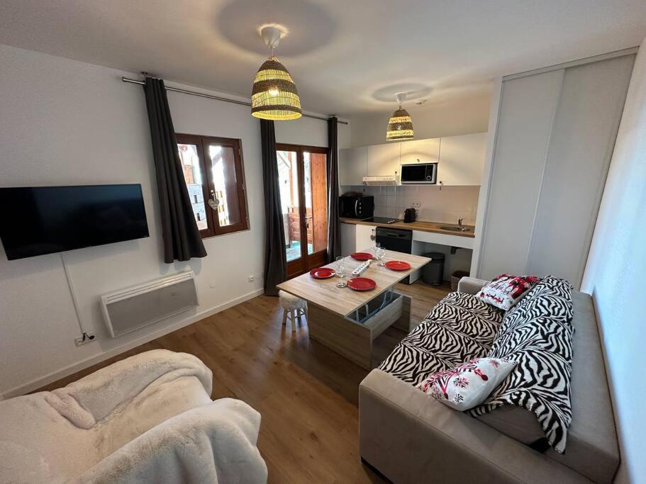 Superbe T2 Au Pied Des Pistes Lägenhet Guillaumes Exteriör bild